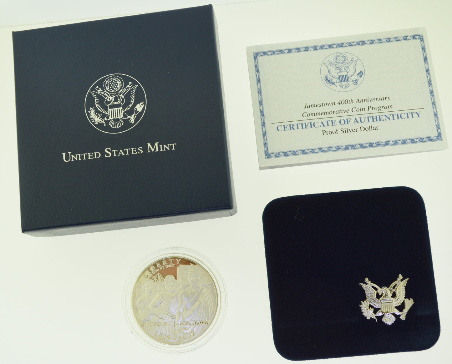 2007-P Jamestown 400th Anniversary Commemorative Coin Program – 90% Silver U.S. Mint
