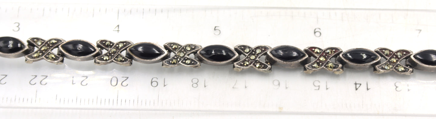 Group lot of 5 Vintage 925 sterling silver bracelets