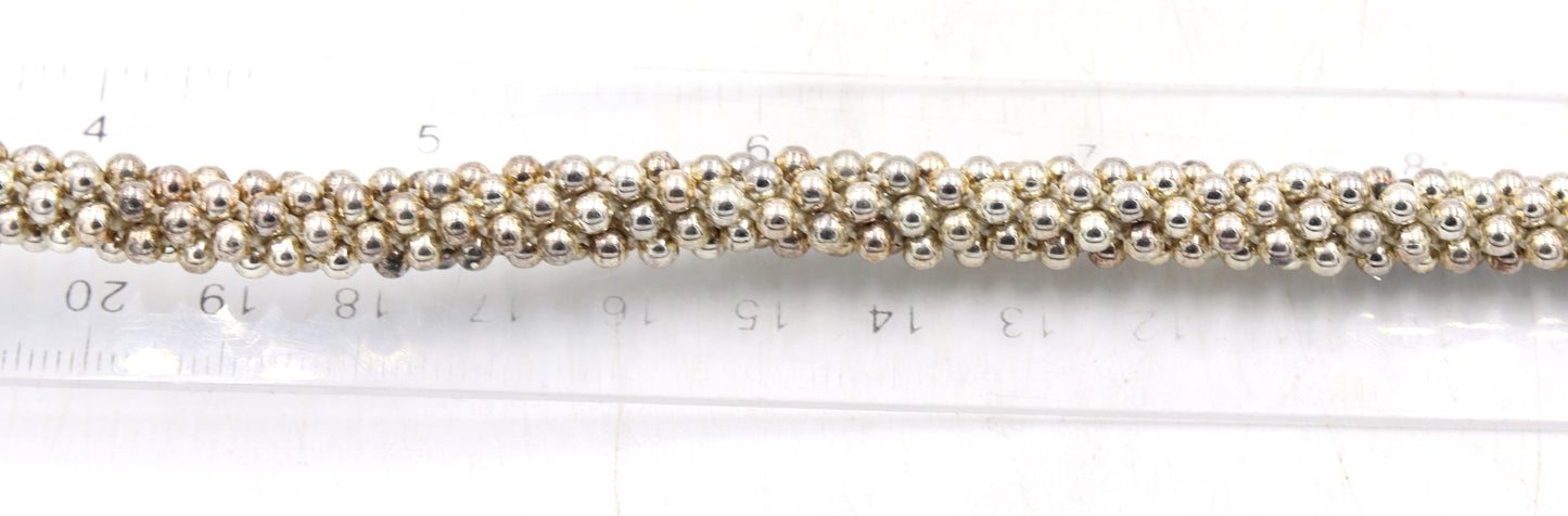 Set of Vintage 925 sterling silver necklace and matching bracelet