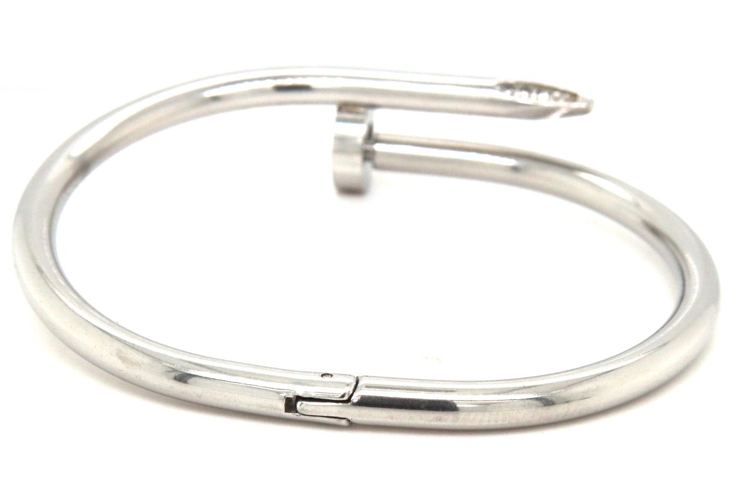 Stainless steel nail bangle