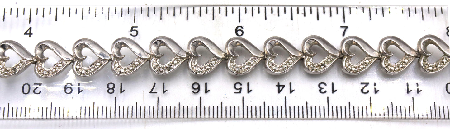 Vintage 925 sterling silver lot of 7 bracelets