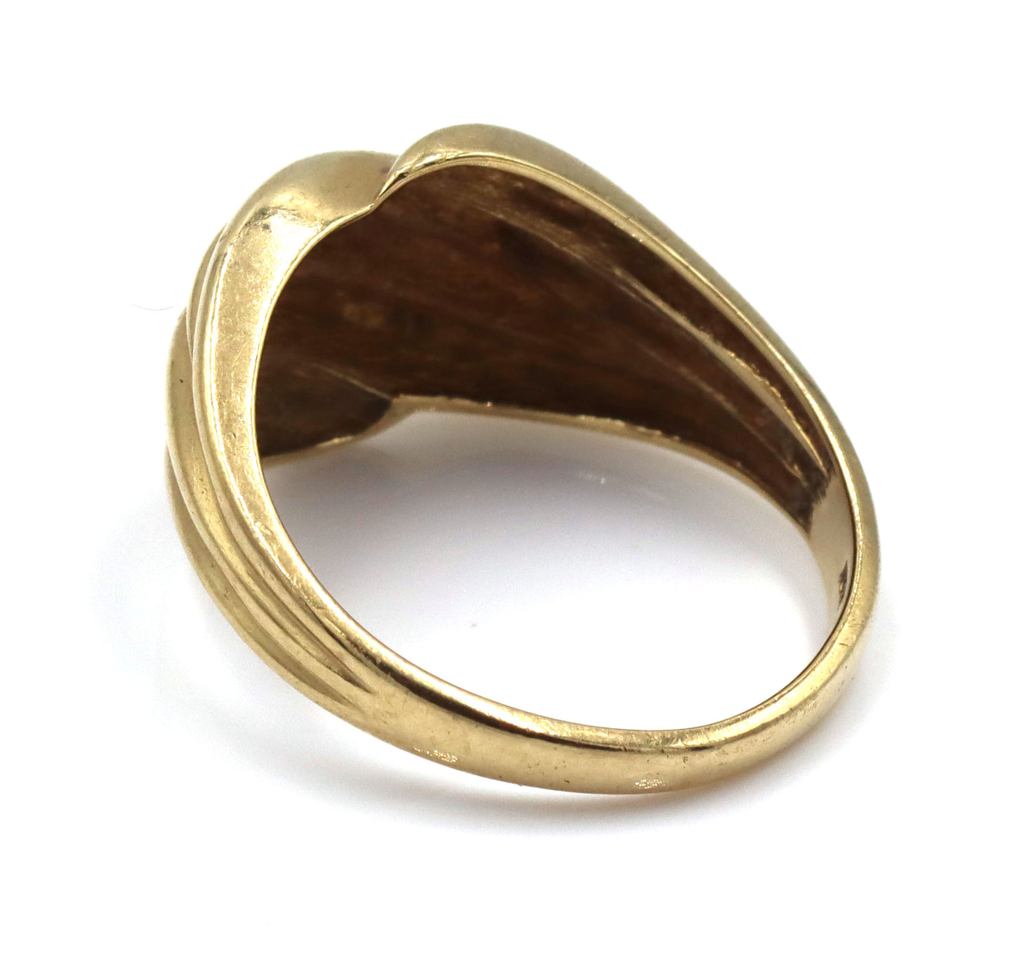 10kt Yellow gold weave ring