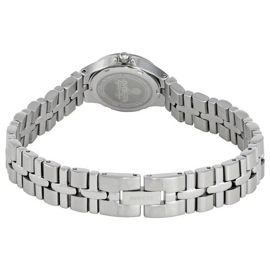 Invicta Wildflower Women’s Crystal Stainless Steel Watch – Silver Dial