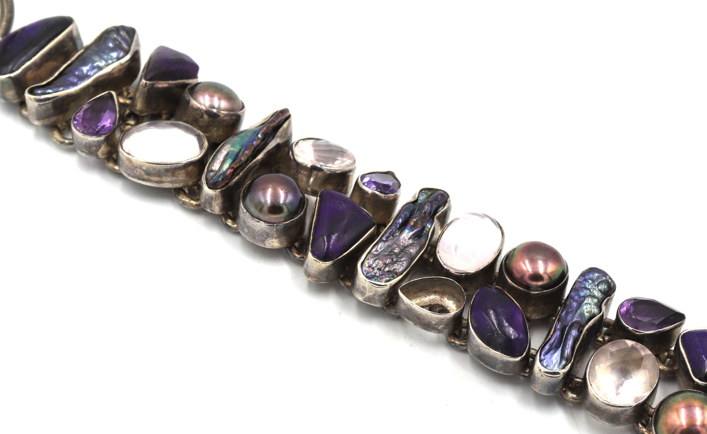 Group of vintage 925 sterling silver mixed jewelry