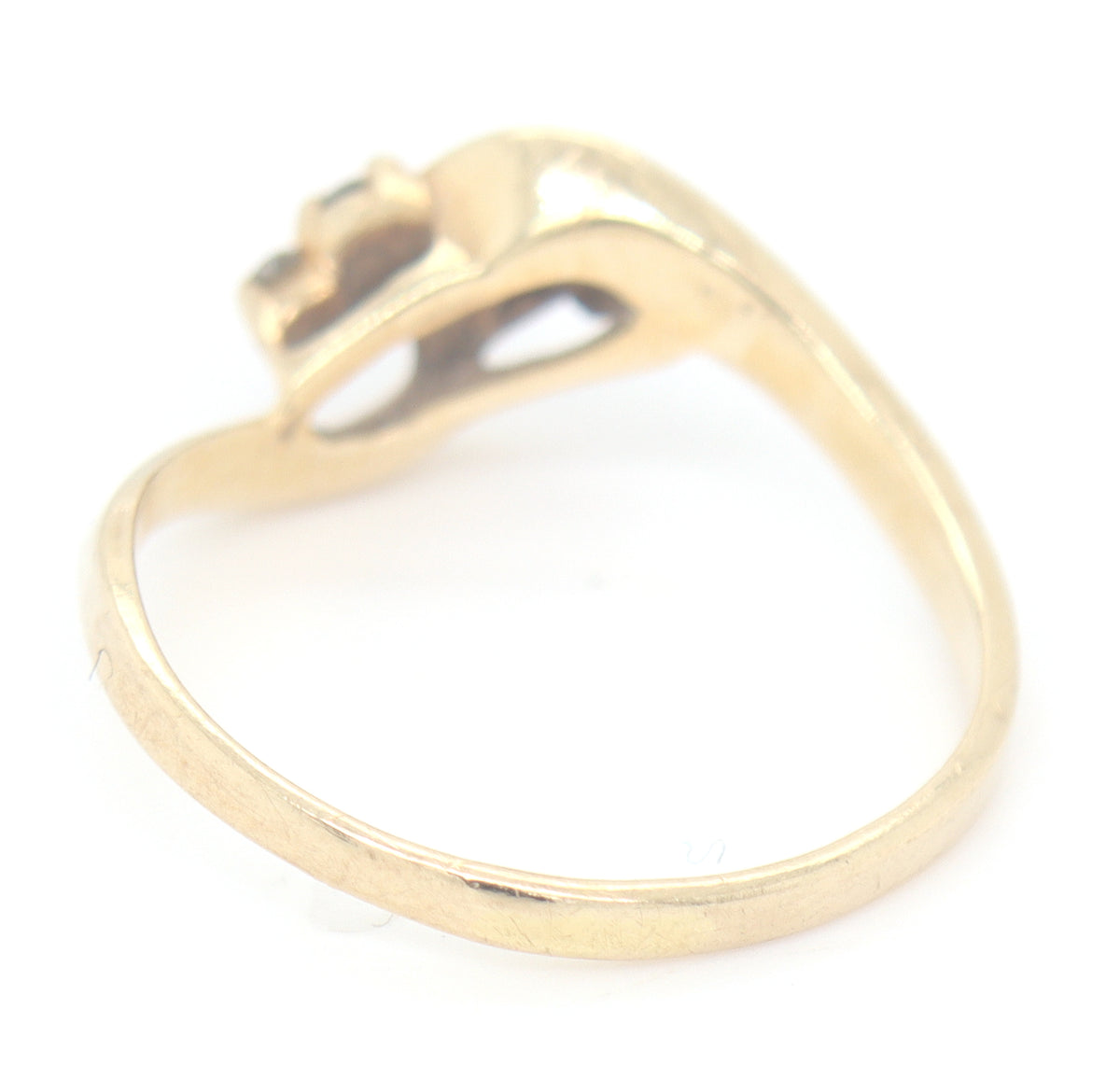 10kt Yellow gold diamond ring