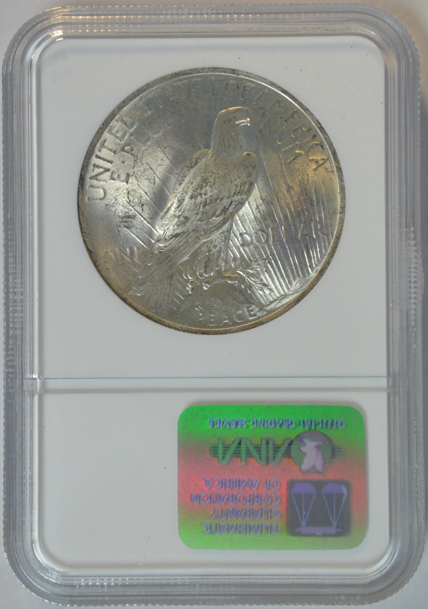 1923 Peace Silver Dollar $1 in NGC Holder MS64 Brilliant Uncirculated Strong Luster