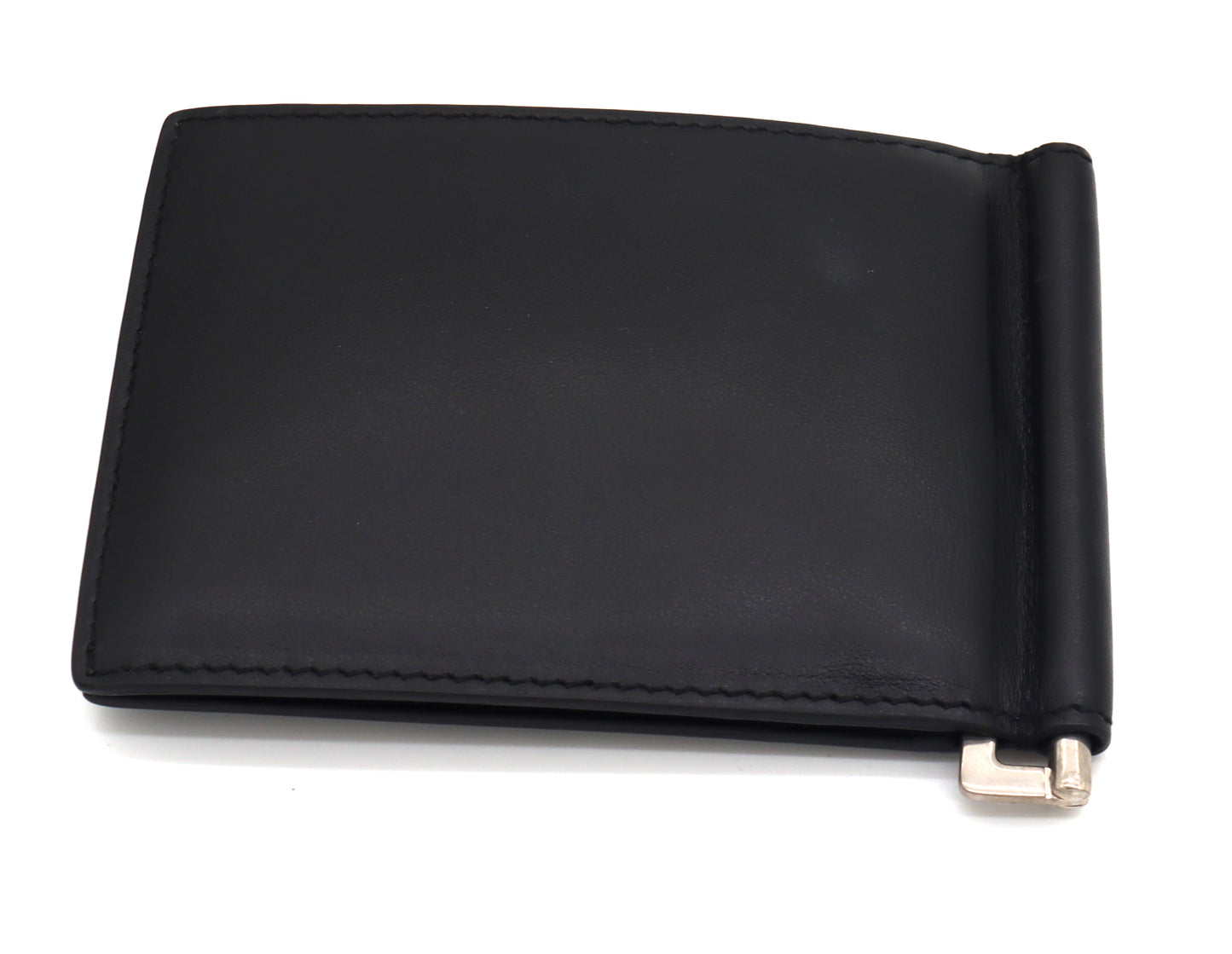 YSL University patch bill clip wallet