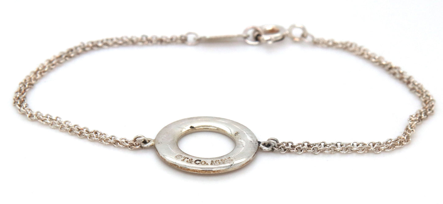 Tiffany & Co circle bracelet in 925 sterling silver