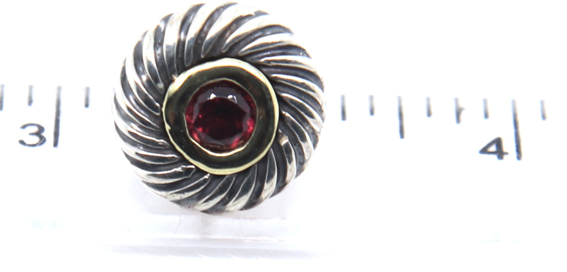 David Yurman Pink Tourmaline Cookie Earrings