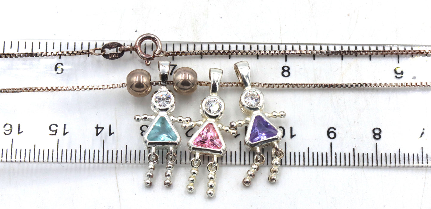 Group lot of 12 vintage 925 sterling silver necklaces