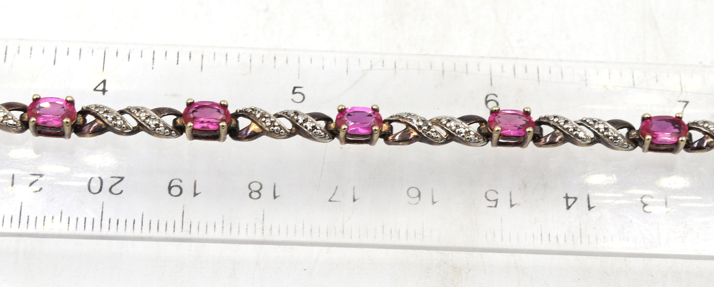 Vintage 925 sterling silver group lot of 7 bracelets
