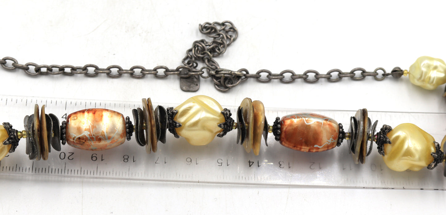 Group lot of 4 gemstone necklaces