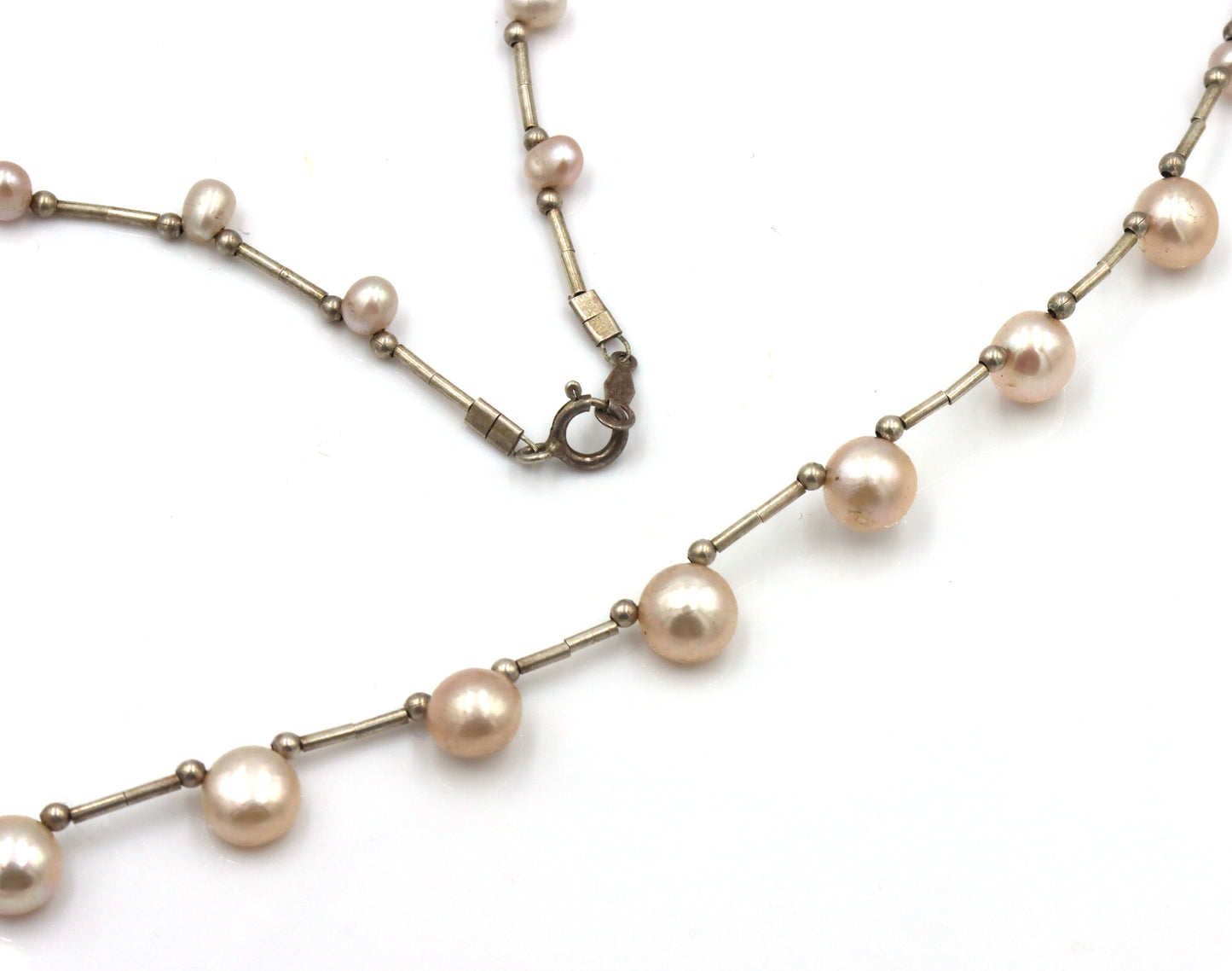 Vintage 925 sterling silver group lot of 7 necklaces