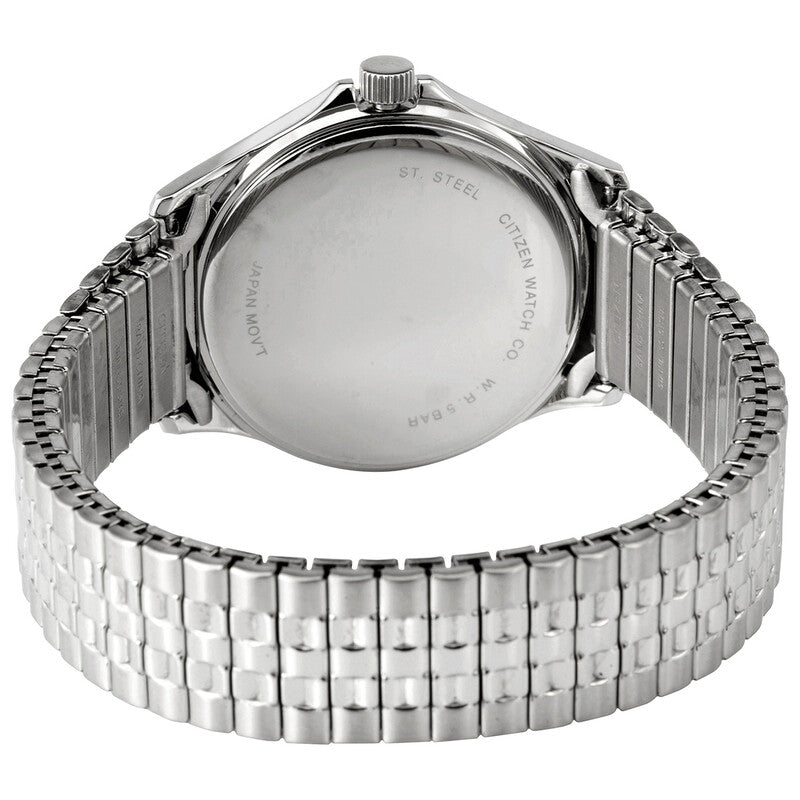 Citizen Quartz White Dial Stainless Steel Men’s Watch