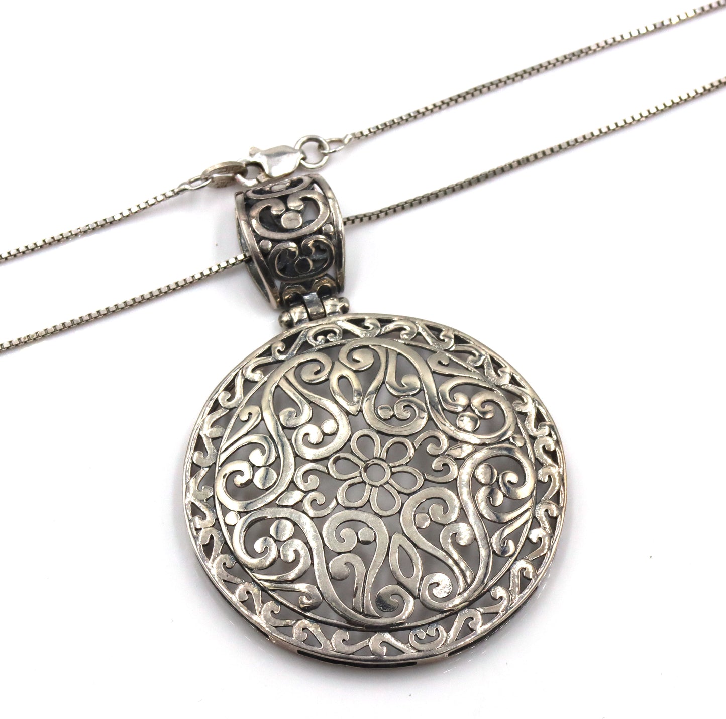 Group lot of 3 Vintage 925 sterling silver necklaces