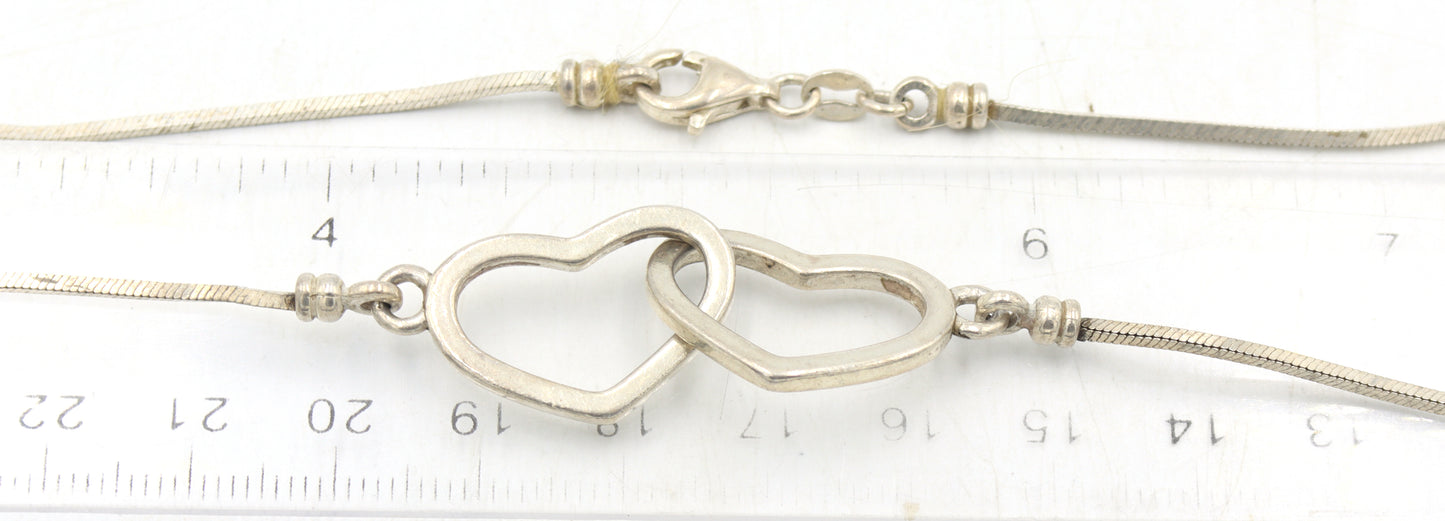 Group lot of 9 Vintage 925 sterling silver necklaces
