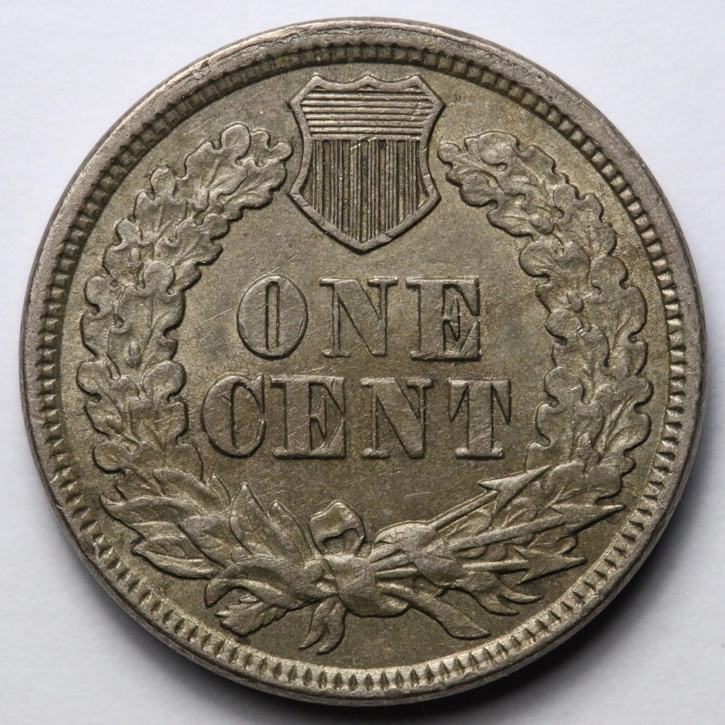 1862 Indian Head Cent (Copper-Nickel) Better Date Civil War Era One Cent Coin Fine to Very Fine Deta