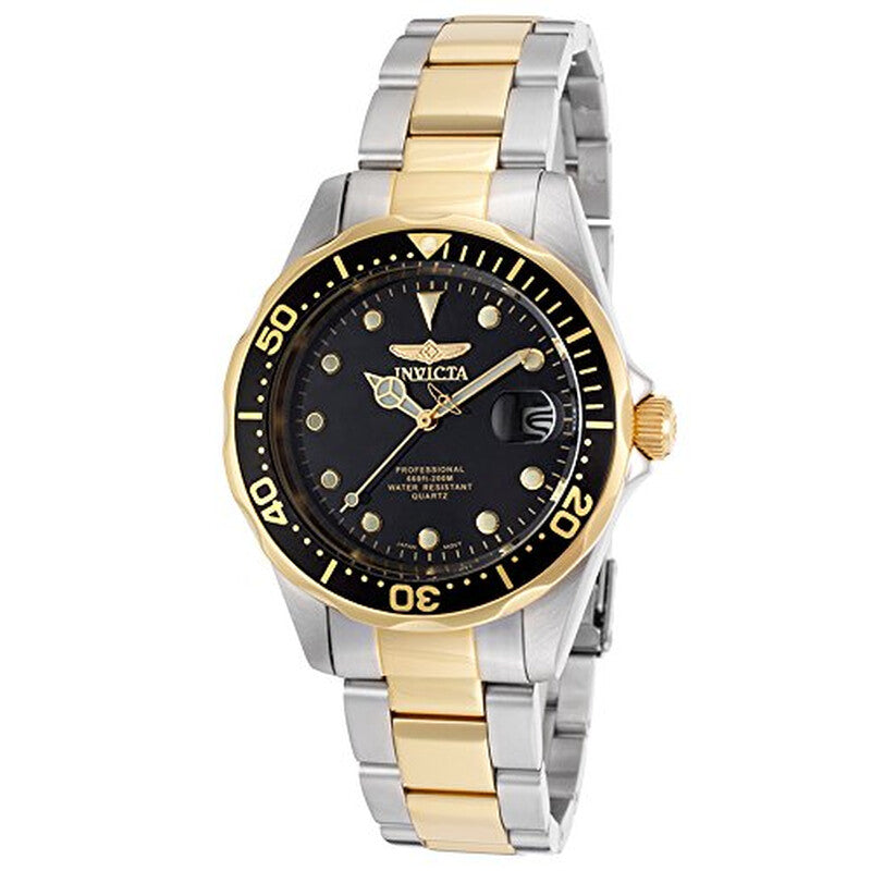 Invicta Pro Diver Black Dial Two-Tone Men's Watch