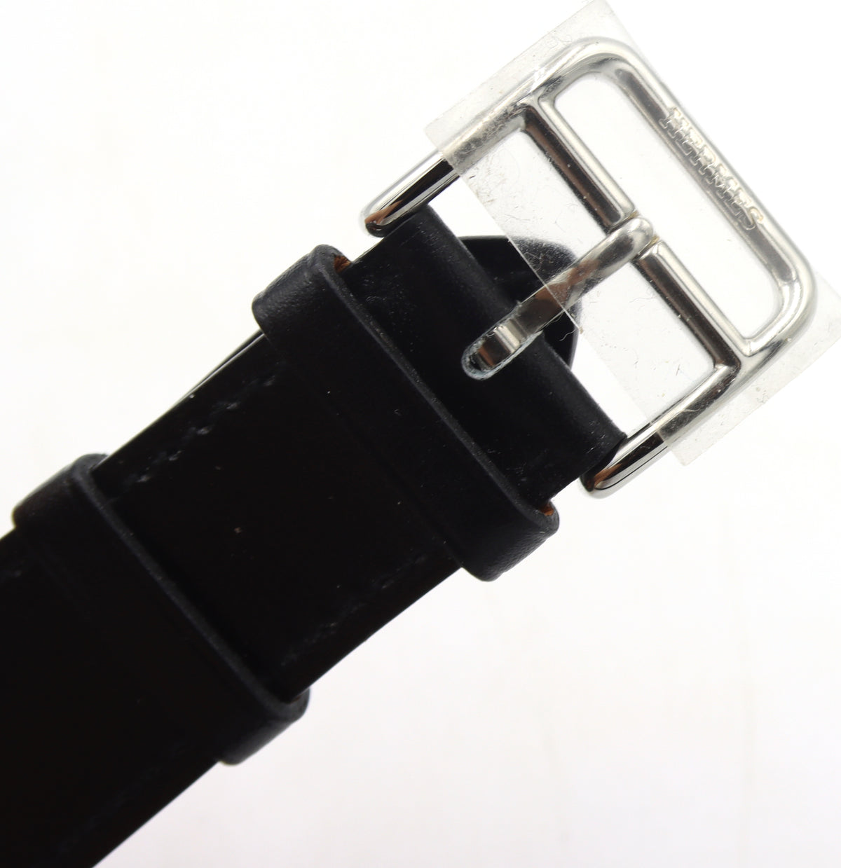 Hermes apple watch black leather strap