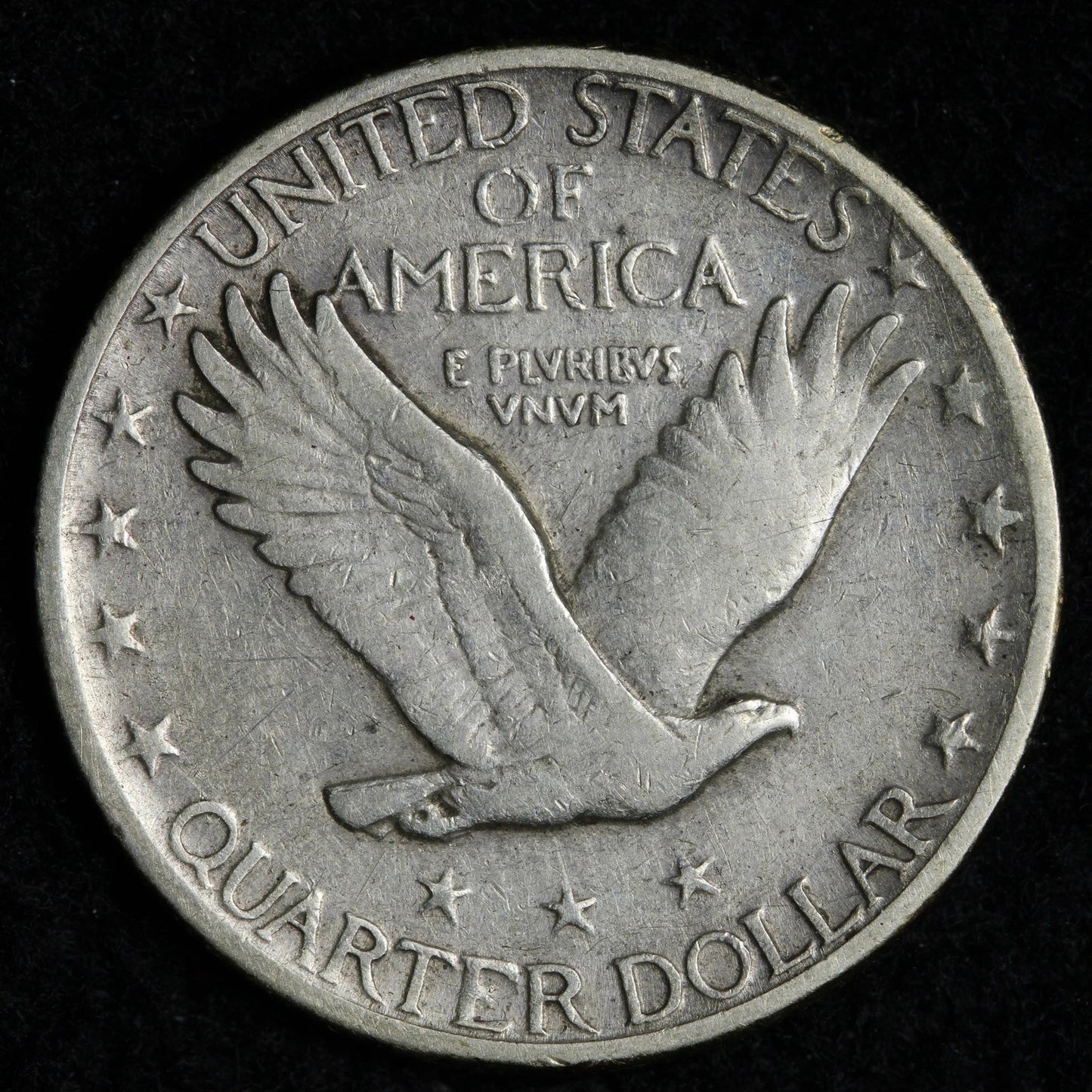 1927-D Standing Liberty Quarter Better Date Denver Mint Silver Quarter Estimated VG Details