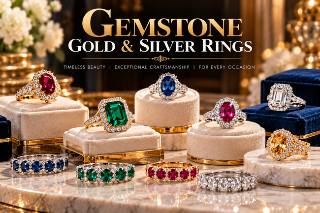Gemstone Rings collection