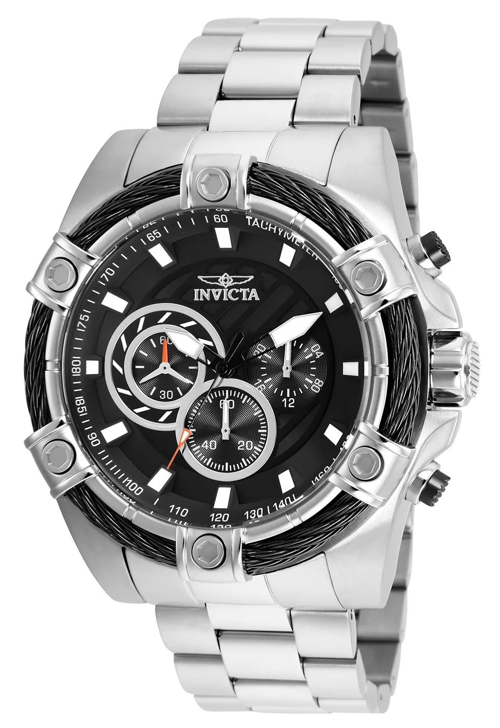 Invicta Men's Bolt Quartz Chronograph Black Dial Watch