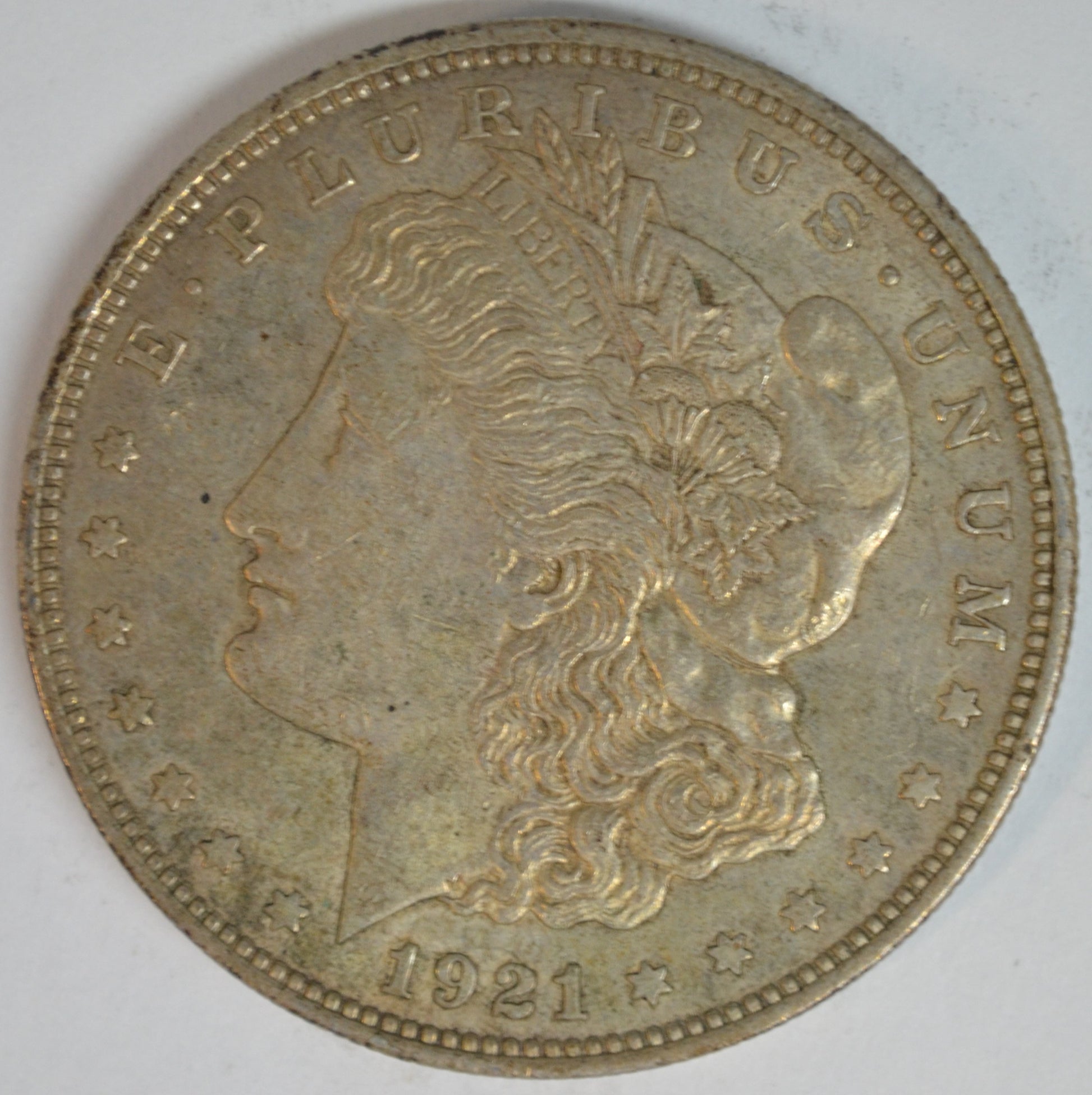 1921 Morgan Silver Dollar Philadelphia Mint Better Circulated Example