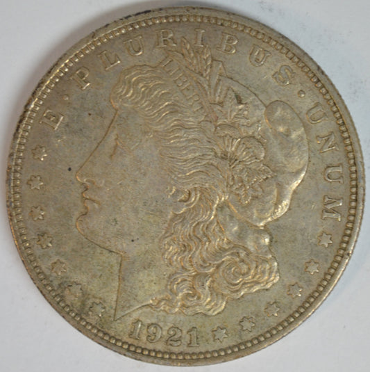 1921 Morgan Silver Dollar Philadelphia Mint Better Circulated Example