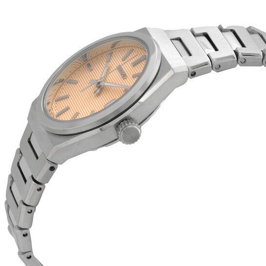 Seiko Classic Women’s Quartz Watch – Salmon Dial, Stainless Steel Bracelet, 34mm