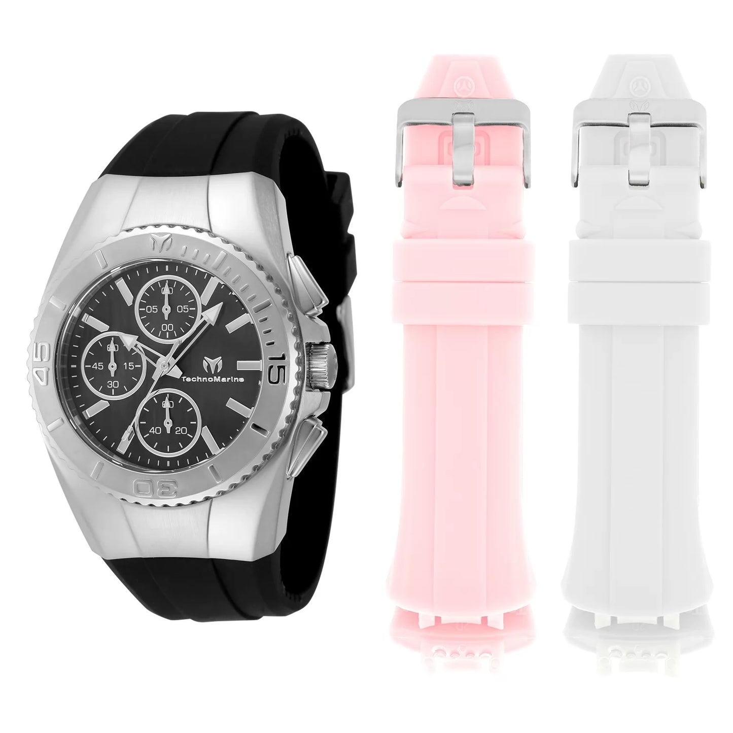 Technomarine Women's Cruise  Quartz Chronograph Black Dial Watch