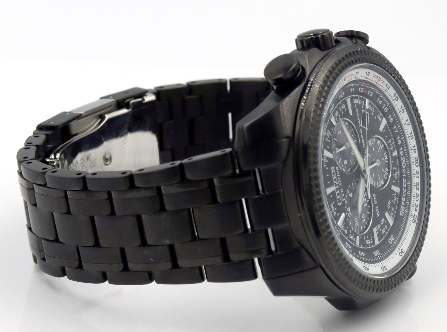 Citizen Eco drive black dial stainless steel men's watch