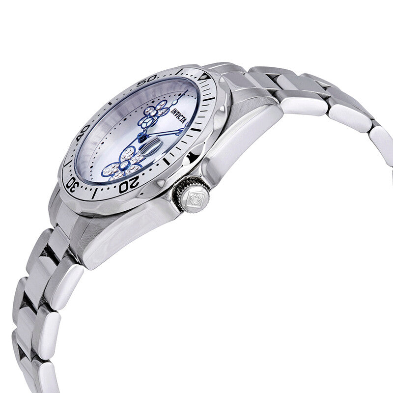 Invicta Pro Diver Women's Silver Dial Stainless Steel Watch