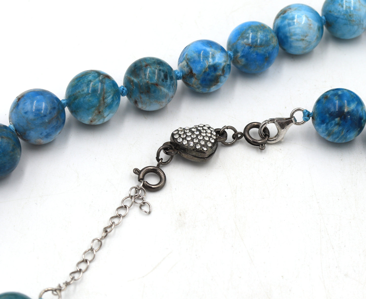 Chunky gemstone beads necklace