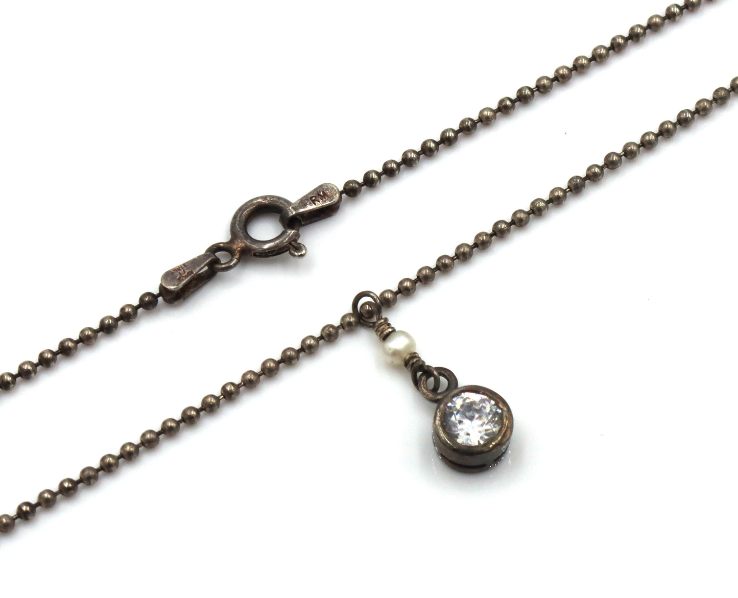 Vintage 925 sterling silver group lot of 7 chain necklaces