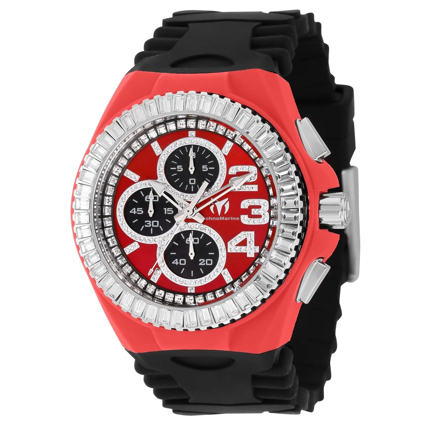 Technomarine Men's Cruise Quartz Red Dial Watch