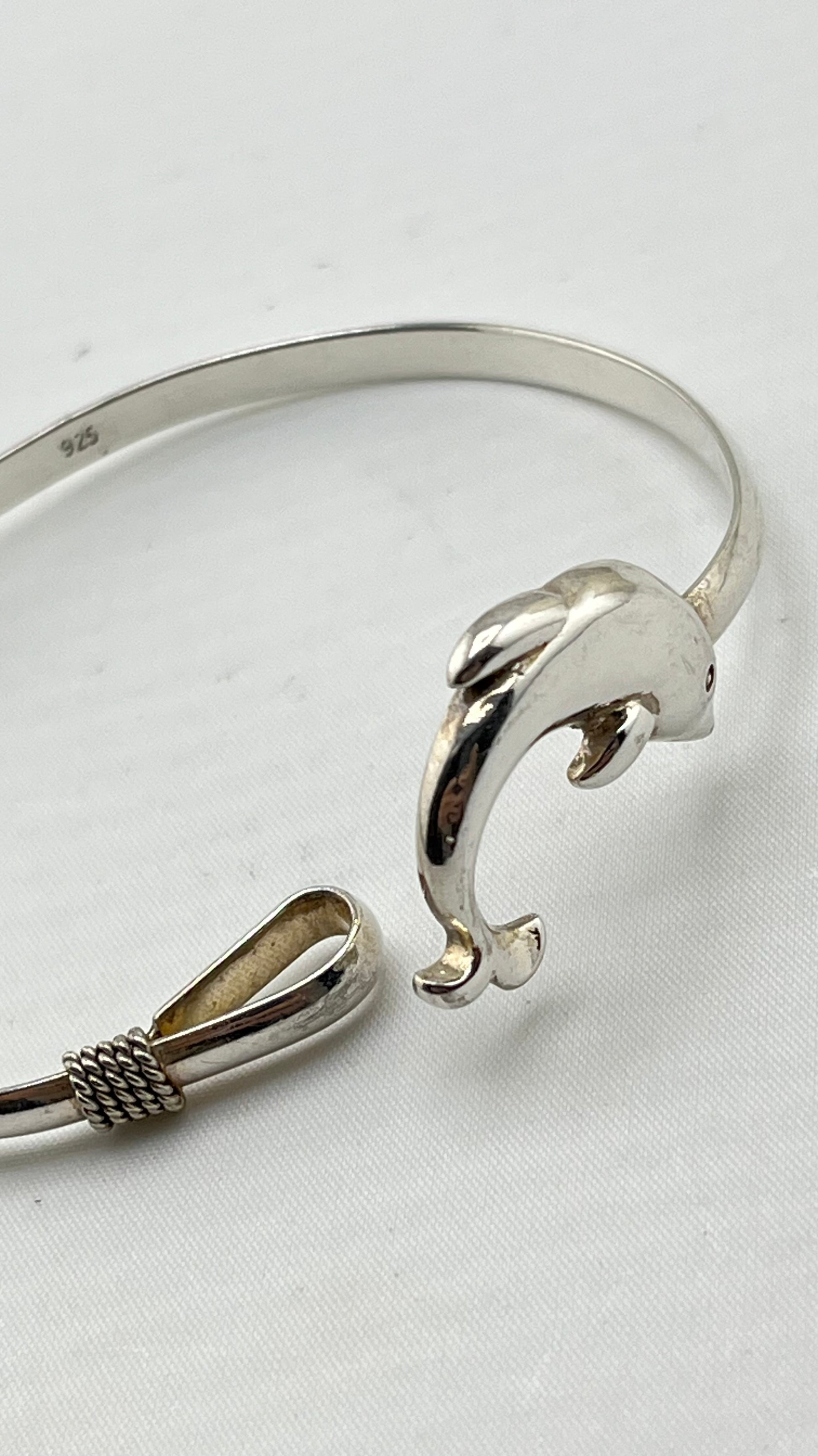 925 Sterling Silver Dolphin Bracelet
