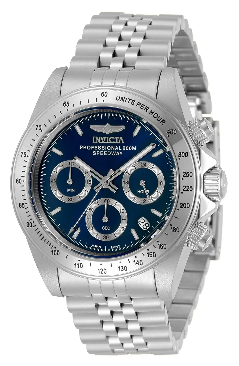 Invicta Men's Speedway Quartz Chronograph Blue Dial Watch