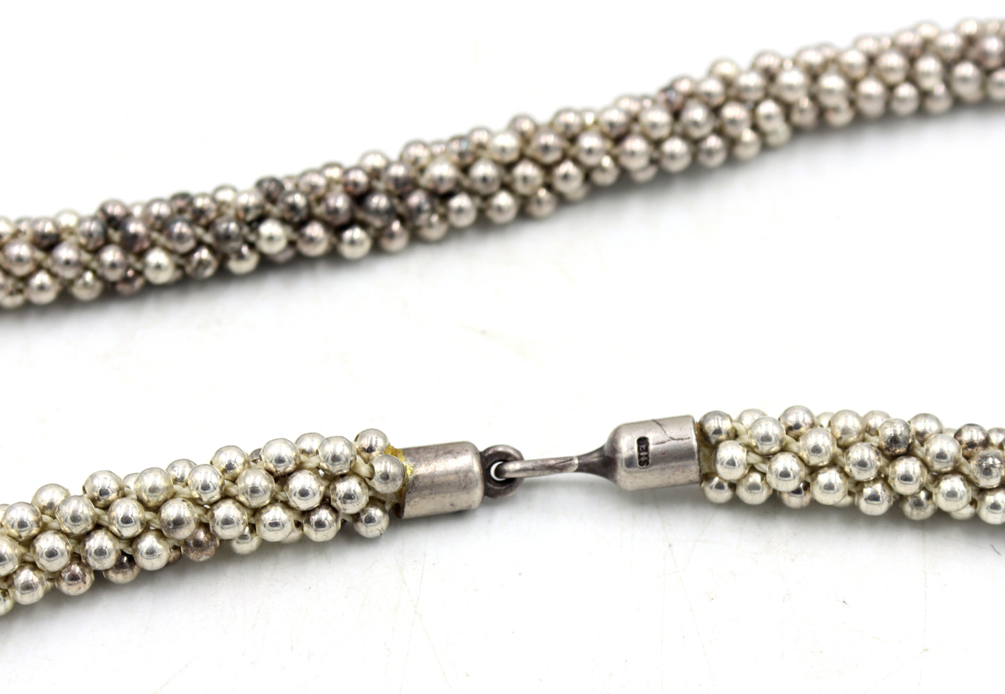 Set of Vintage 925 sterling silver necklace and matching bracelet