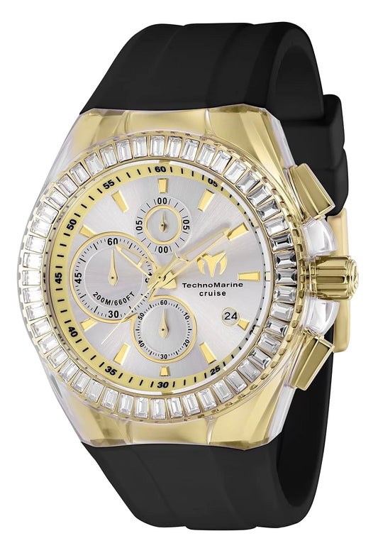 Technomarine Men's Cruise Quartz Chronograph Silver Dial Watch