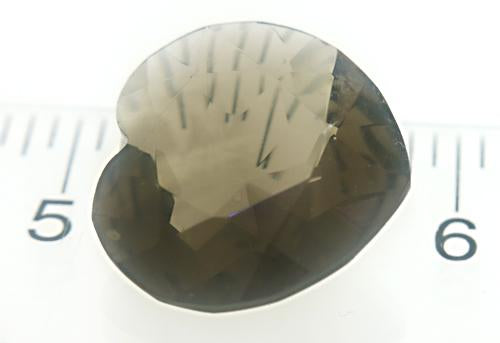 Gorgeous Heart Shaped Genuine Smokey Quartz