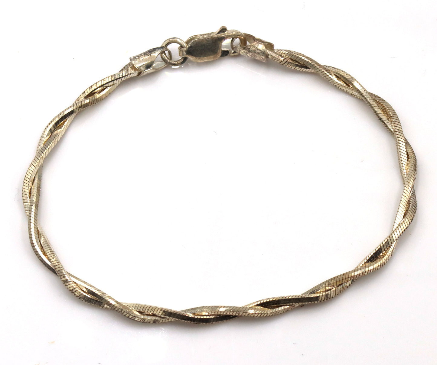 Group lot of 4 Vintage 925 sterling silver bracelets