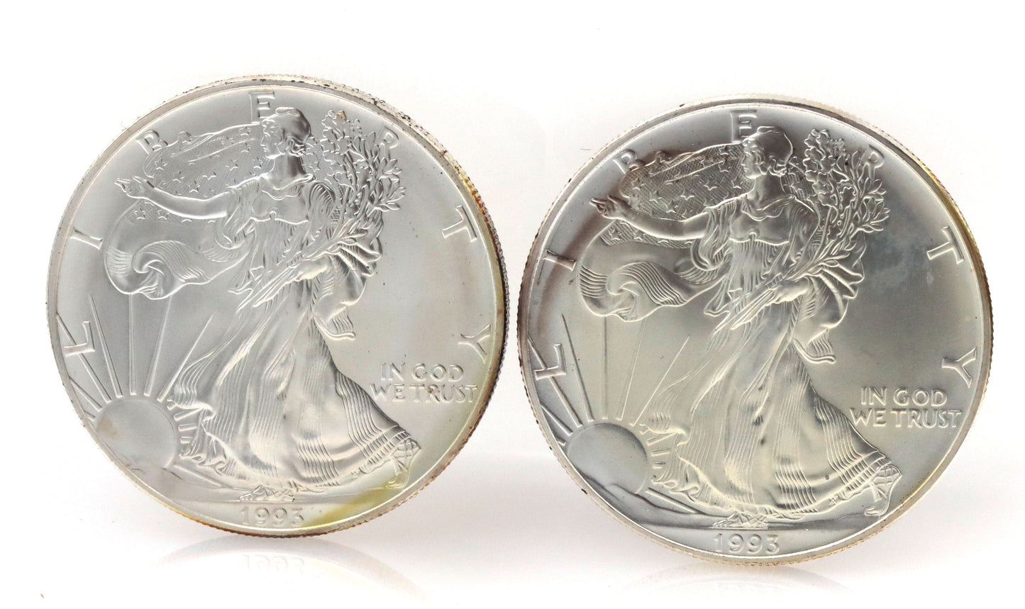 Pair of 1993 American eagle