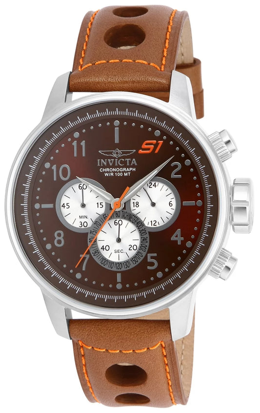 Invicta Men's 16015 S1 Rally Quartz Multifunction Brown Dial Watch