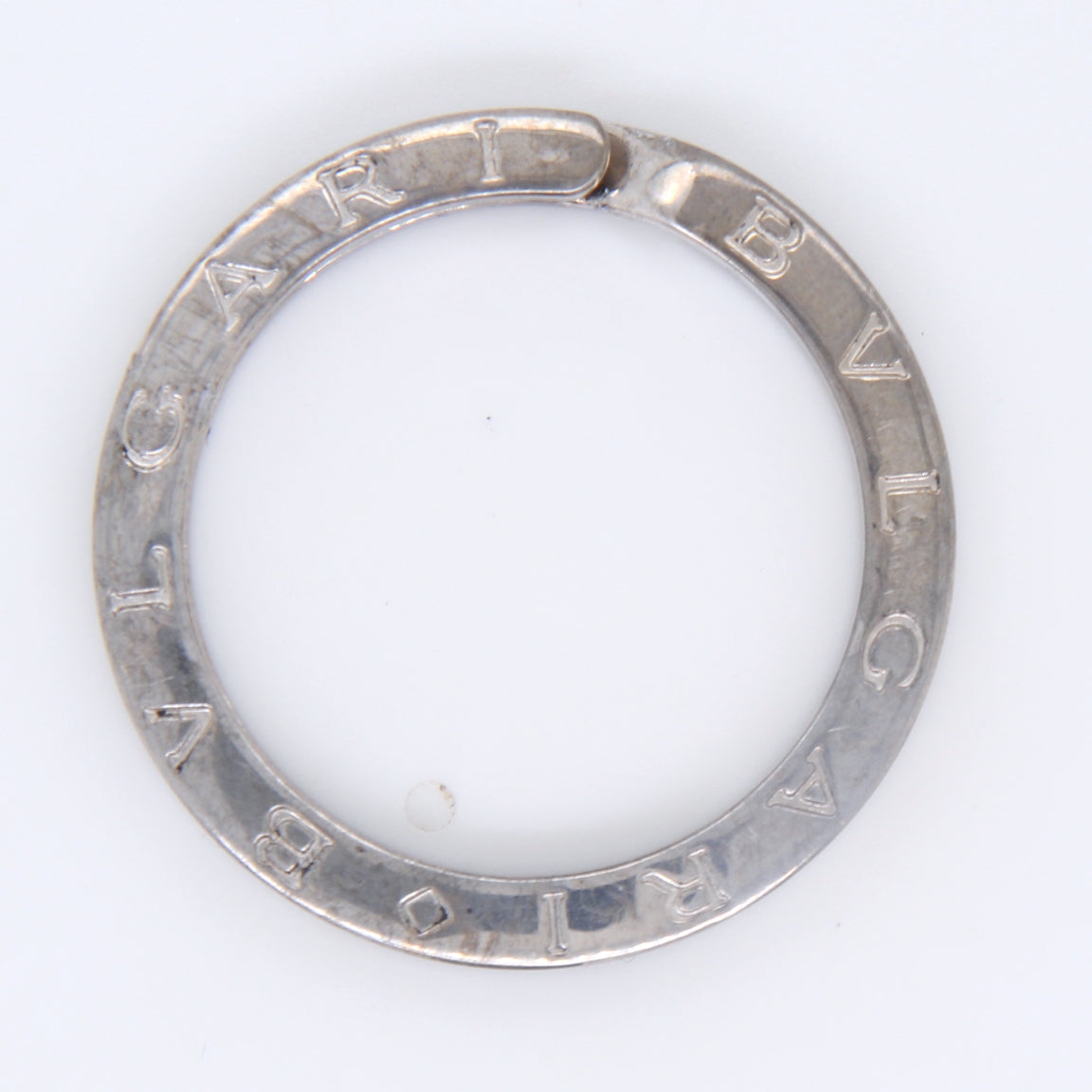 Bvlgari Sterling Silver Key Ring