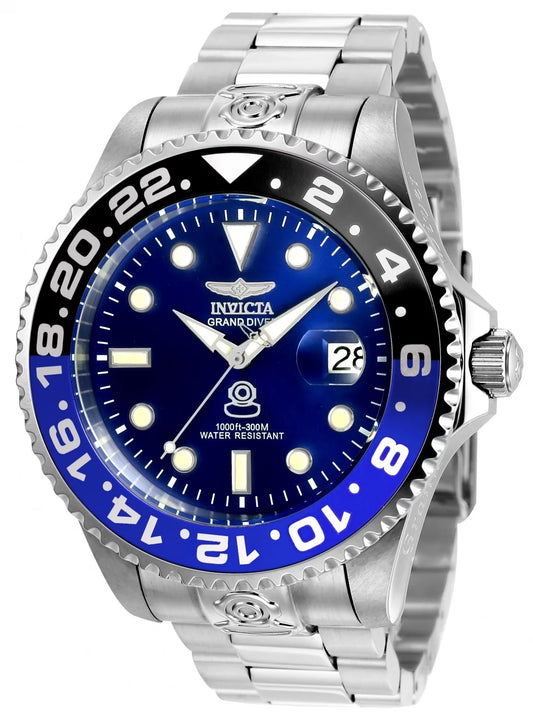 Invicta Women's 21865 Pro Diver Automatic 3 Hand Blue Dial Watch