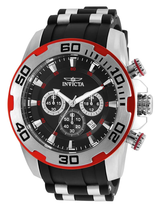 Invicta Men's 22307 Pro Diver Quartz Chronograph Black Dial Watch