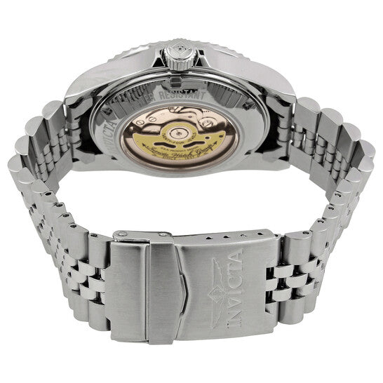 Invicta Pro Diver Automatic Men's Watch – Black Dial, Stainless Steel Bracelet
