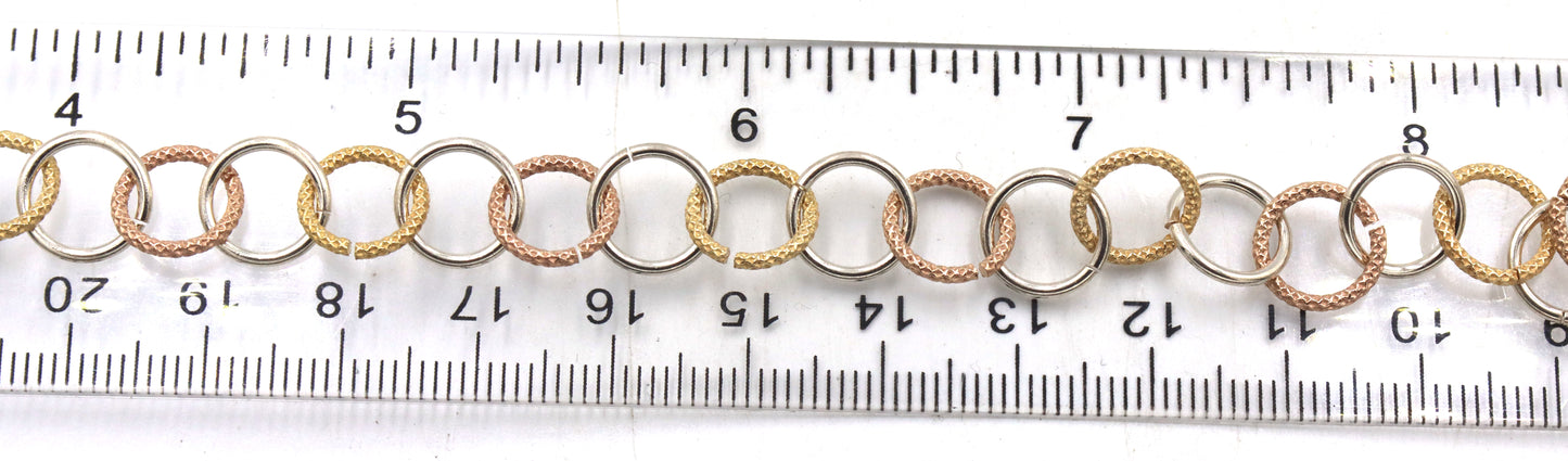 Group lot of vintage sterling silver 9 bracelets