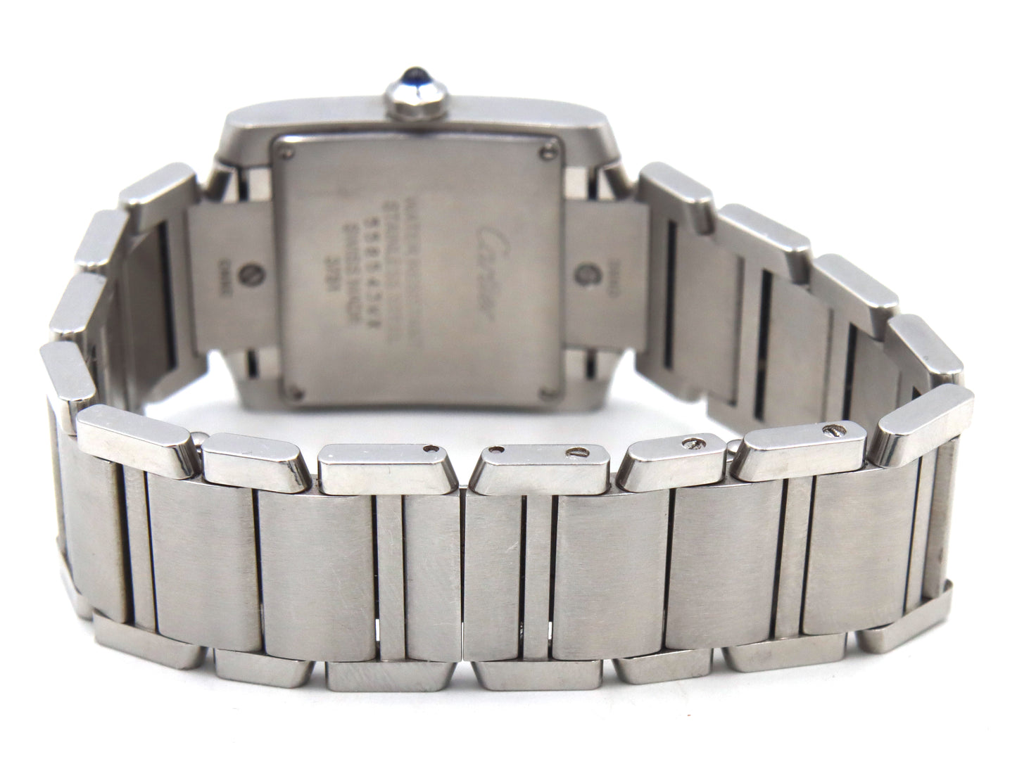 Cartier Tank Fan aise SM stainless steel ladies watch