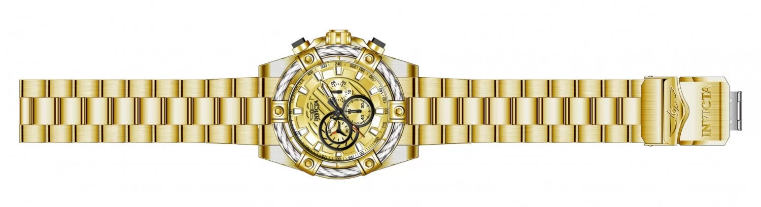 Invicta Men's Bolt Quartz Chronograph Gold Dial Watch